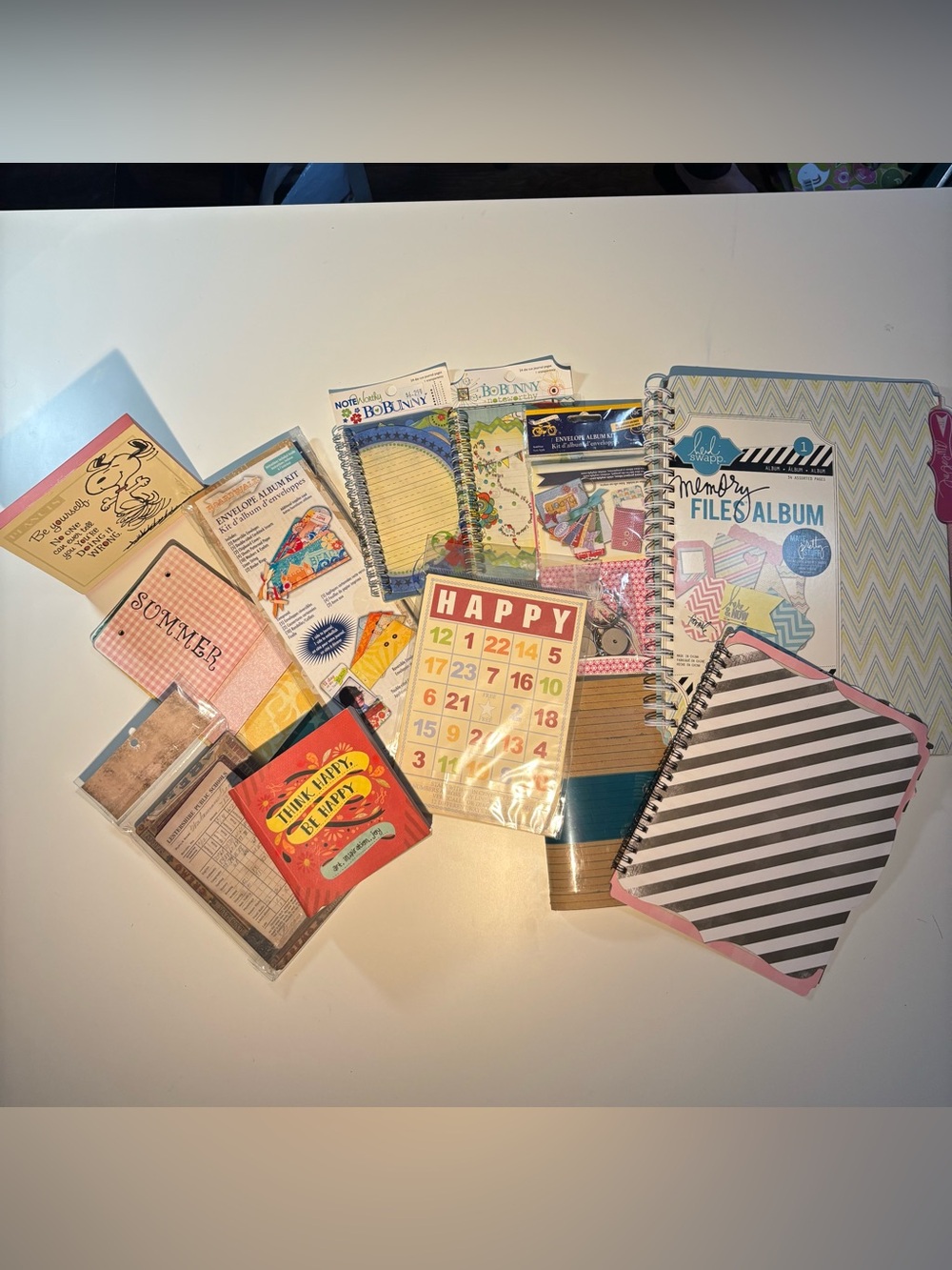 Mini Album - Assorted Notebooks, Stickers and Inserts